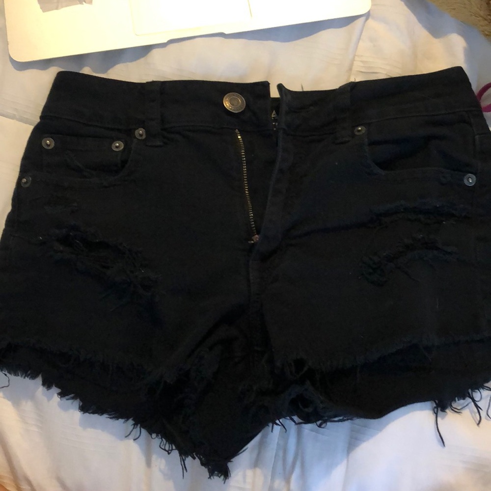American Eagle Black Shorts